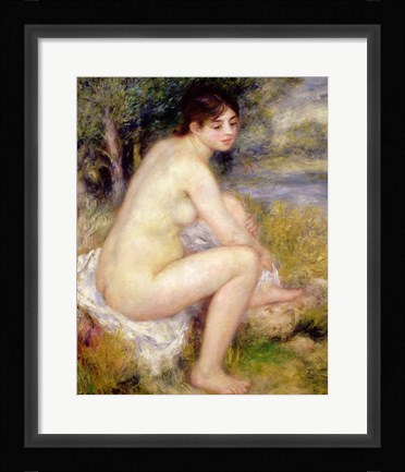 Framed Nude in a Landscape, 1883 Print