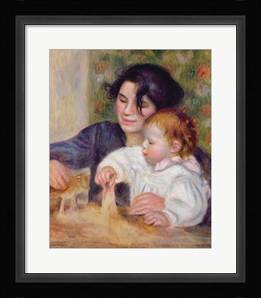 Framed Gabrielle and Jean Print