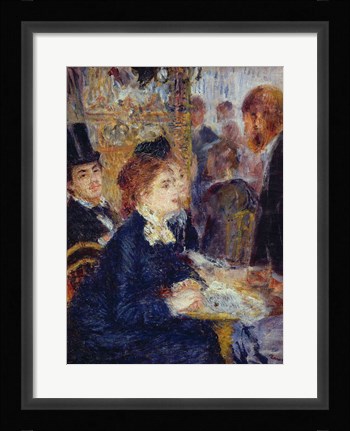 Framed At the Cafe Print