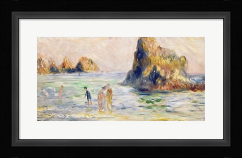 Framed Moulin Huet Bay Print