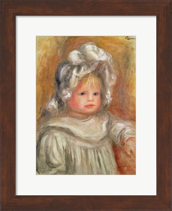 Framed Portrait of a Child Print