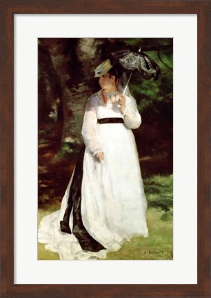 Framed Portrait of Lise, 1867 - standing Print