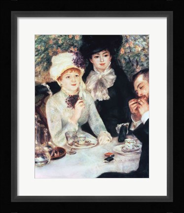 Framed End of Luncheon, 1879 Print