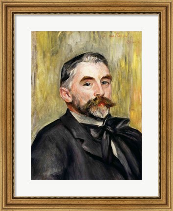 Framed Portrait of Stephane Mallarme Print