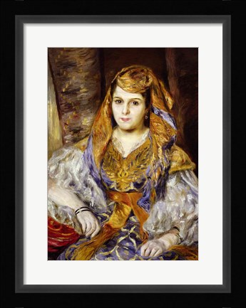 Framed Algerian Woman, 1870 Print