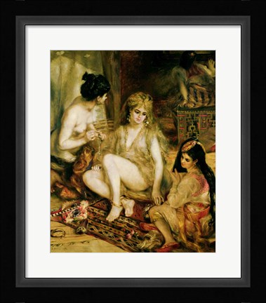 Framed Parisian women dressed as Algerians, 1872 Print