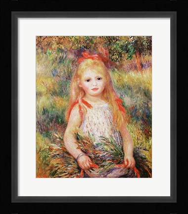 Framed Little Gleaner, 1888 Print