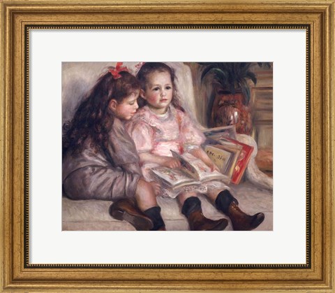 Framed Children of Martial Caillebotte, 1895 Print