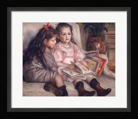 Framed Children of Martial Caillebotte, 1895 Print