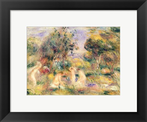 Framed Bathers - nude Print
