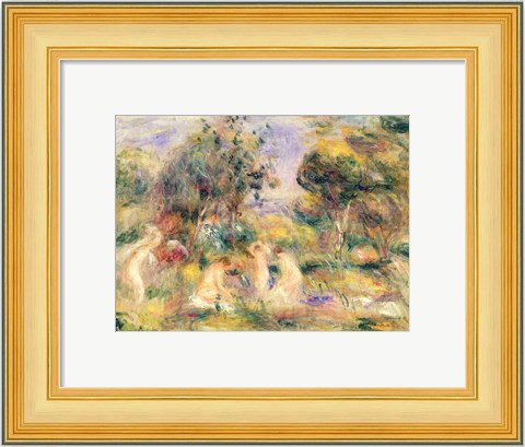 Framed Bathers - nude Print