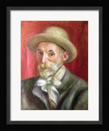 Framed Self portrait, 1910 Print