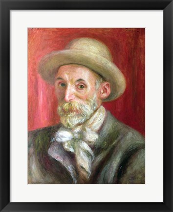 Framed Self portrait, 1910 Print