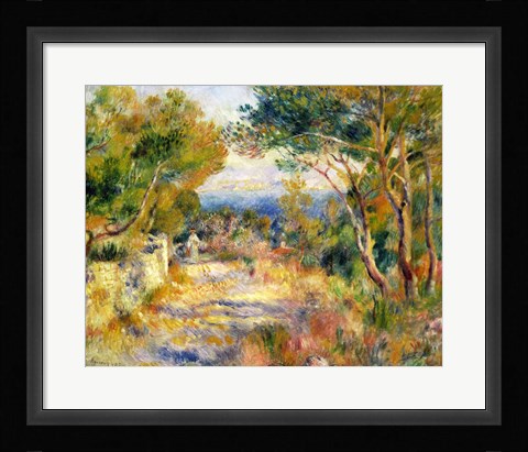 Framed L'Estaque, 1882 Print