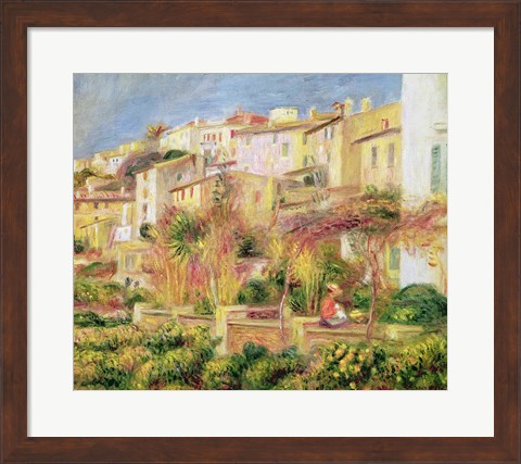 Framed Terrace in Cagnes, 1905 Print