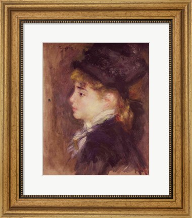 Framed Portrait of a woman Print