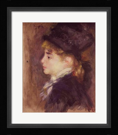 Framed Portrait of a woman Print