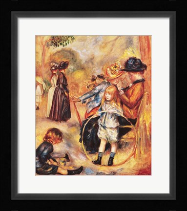 Framed In the Luxembourg Gardens, 1883 Print