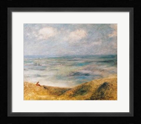 Framed View of the Sea, Guernsey Print