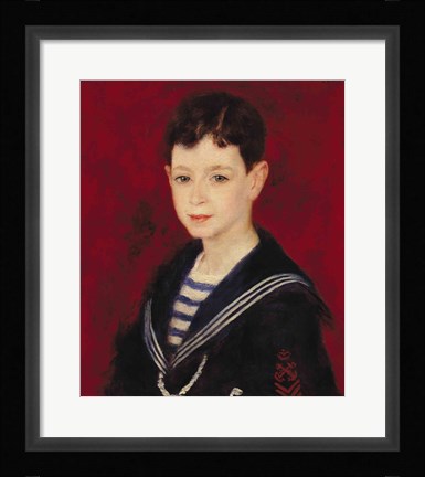 Framed Portrait of Fernand Halphen Print