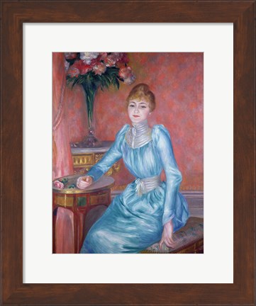 Framed Madame de Bonnieres, 1889 Print