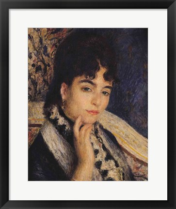 Framed Portrait of Madame Alphonse Daudet Print