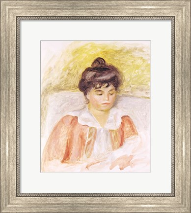 Framed Portrait of Madame Albert Andre Print