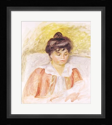 Framed Portrait of Madame Albert Andre Print