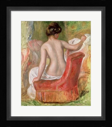 Framed Nude in an Armchair, 1900 Print