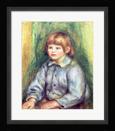 Framed Seated Portrait of Claude Renoir Print