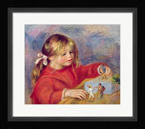 Framed Claude Renoir at play, c.1905 Print