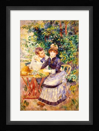 Framed In the Garden, 1885 Print