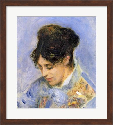 Framed Portrait of Madame Claude Monet, 1872 Print