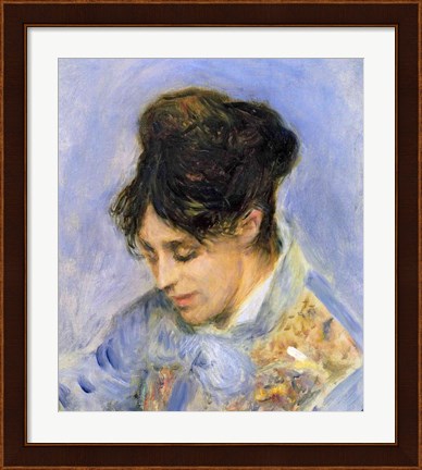 Framed Portrait of Madame Claude Monet, 1872 Print