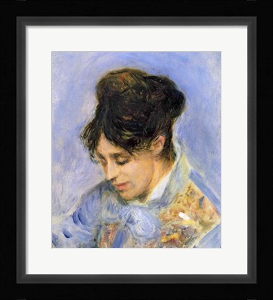 Framed Portrait of Madame Claude Monet, 1872 Print