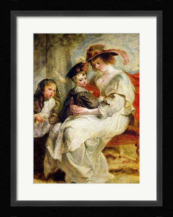 Framed Helene Fourment Print