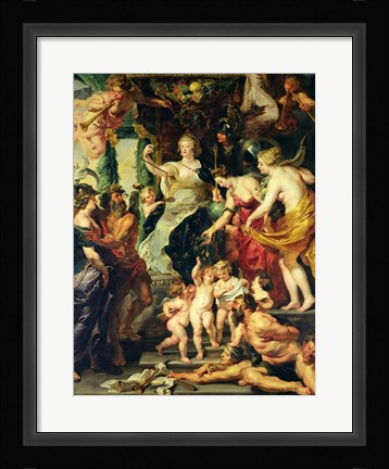 Framed Felicity of the Regency, 1621-25 Print