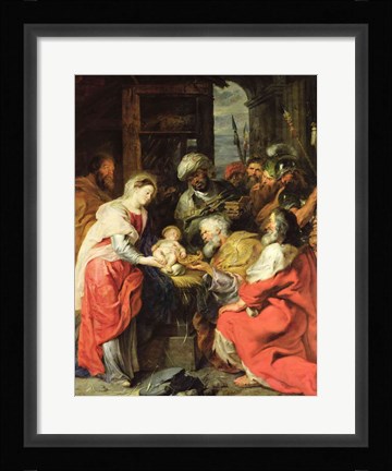 Framed Adoration of the Magi Print