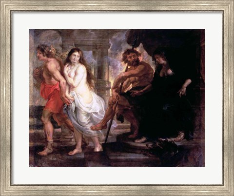 Framed Orpheus and Eurydice Print