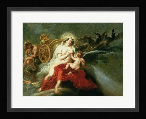 Framed Birth of the Milky Way, 1668 Print
