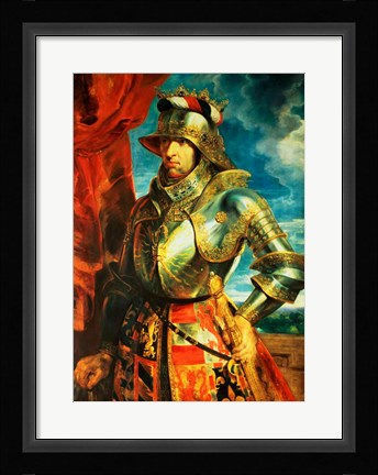 Framed Maximilian I Print