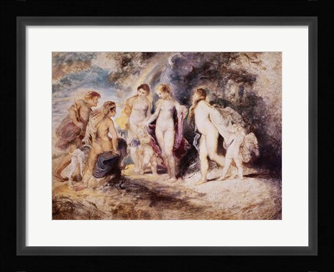 Framed Judgement of Paris Print