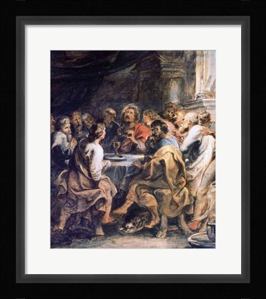 Framed Last Supper Print