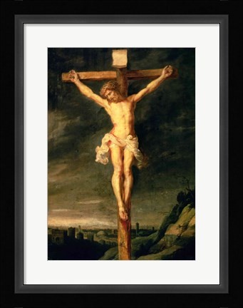 Framed Crucifixion Print