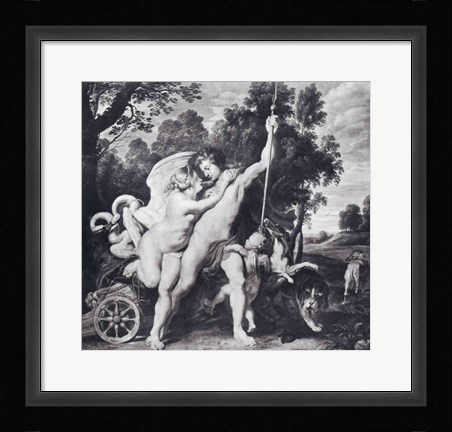Framed Venus and Adonis Print