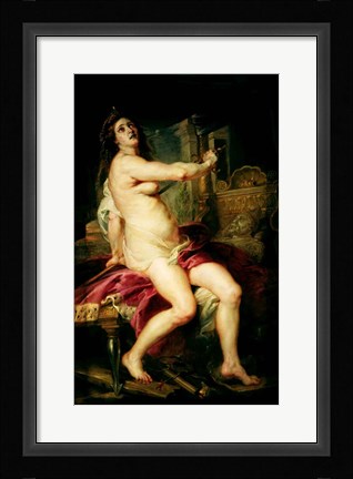 Framed Death of Dido Print