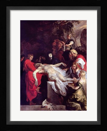 Framed Entombment Print