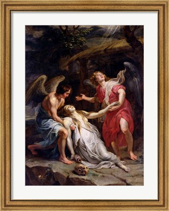 Framed Ecstasy of Mary Magdalene Print