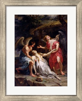 Framed Ecstasy of Mary Magdalene Print