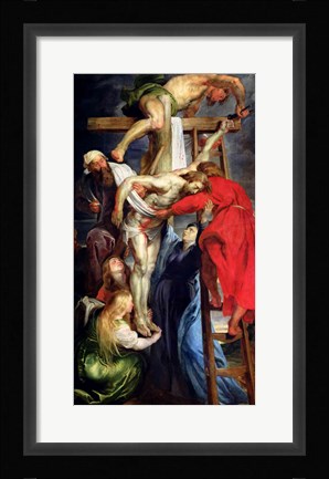 Framed Descent from the Cross Print